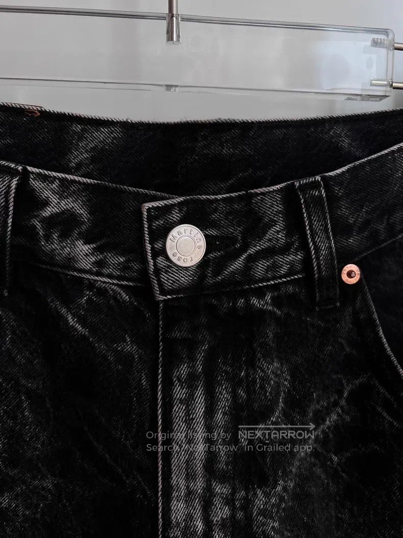 Martine Rose Martine Rose size l Black Water Ripple Denim Pants Size US 28 / EU 44 - 2 Thumbnail