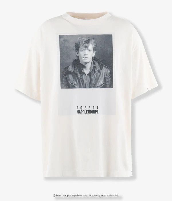 Saint Michael o1mle0326 Portrait Short Sleeve T-Shirt in White Size US XXL / EU 58 / 5 - 1 Thumbnail