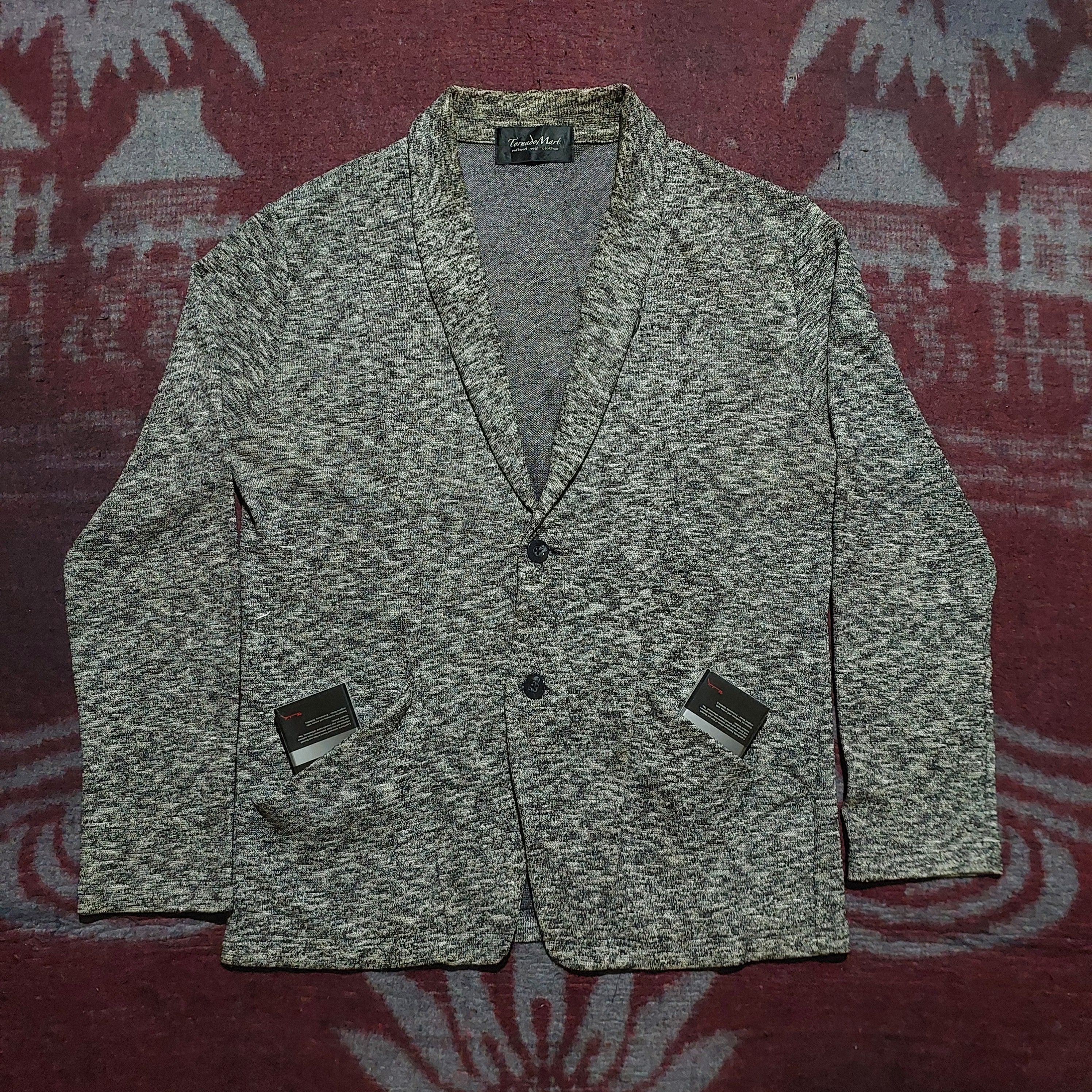 Tornado Mart Tornado Mart knitwear sweat blazer Size US L / EU 52-54 / 3 - 7 Thumbnail