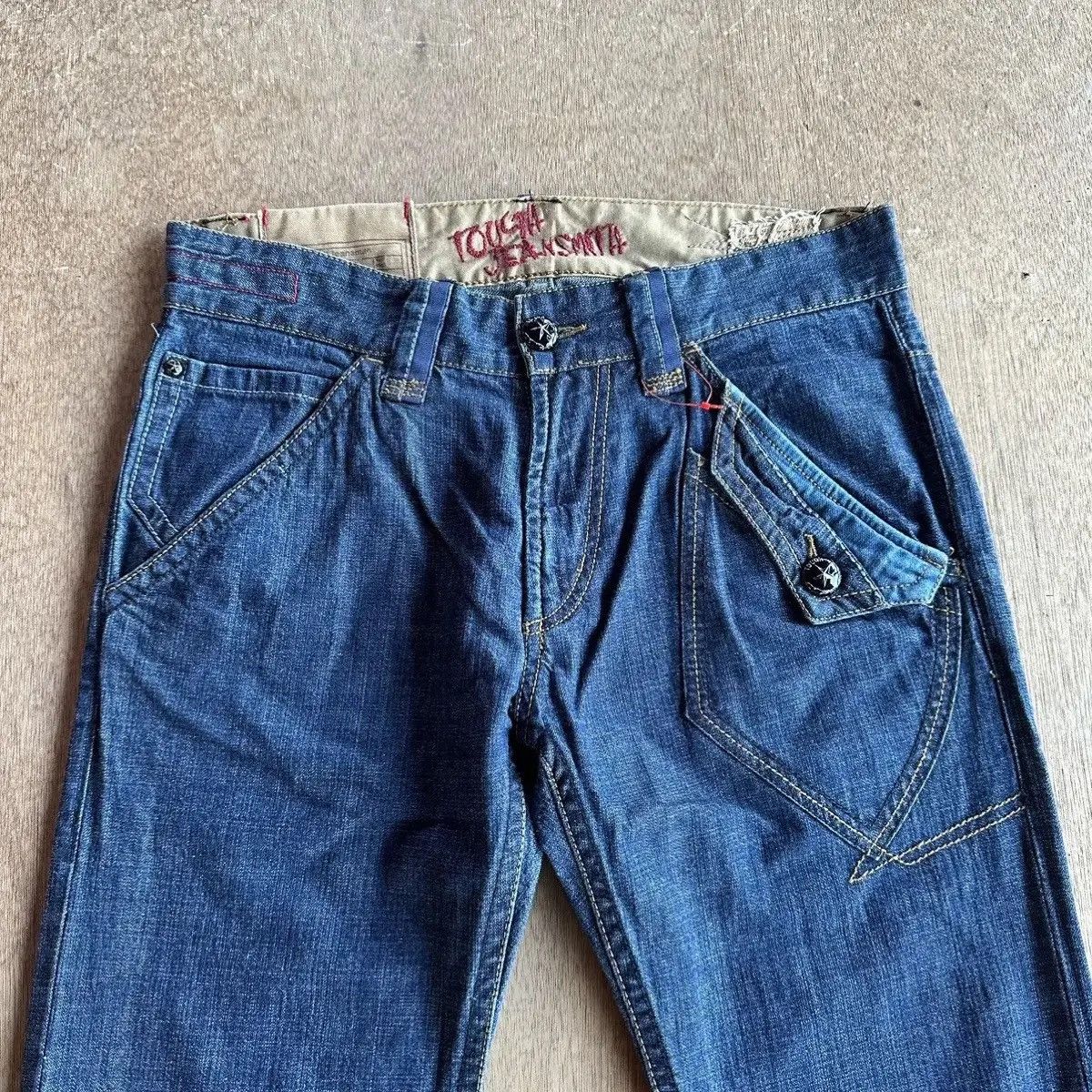 PPFM GRAILS! W32 L32 Vintage TOUGH JEANSMITH Jean RARE Denim Pant Size US 32 / EU 48 - 4 Thumbnail