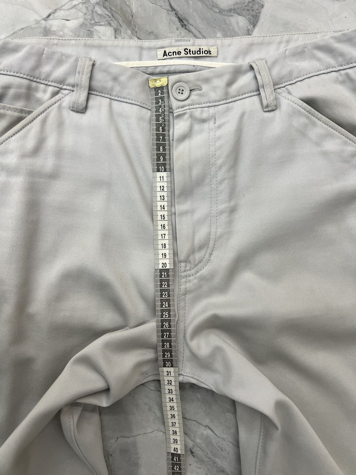 Acne Studios Acne Studios Straight Wide Chino Size US 33 - 4 Thumbnail