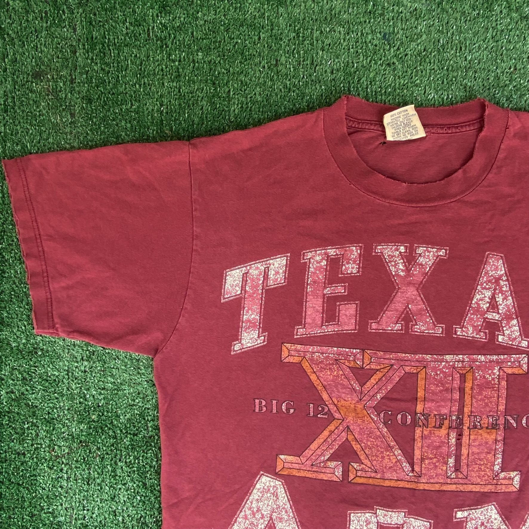 NCAA Vintage Y2K Texas A&M Shirt Red NCAA College University Tee Size US L / EU 52-54 / 3 - 2 Thumbnail