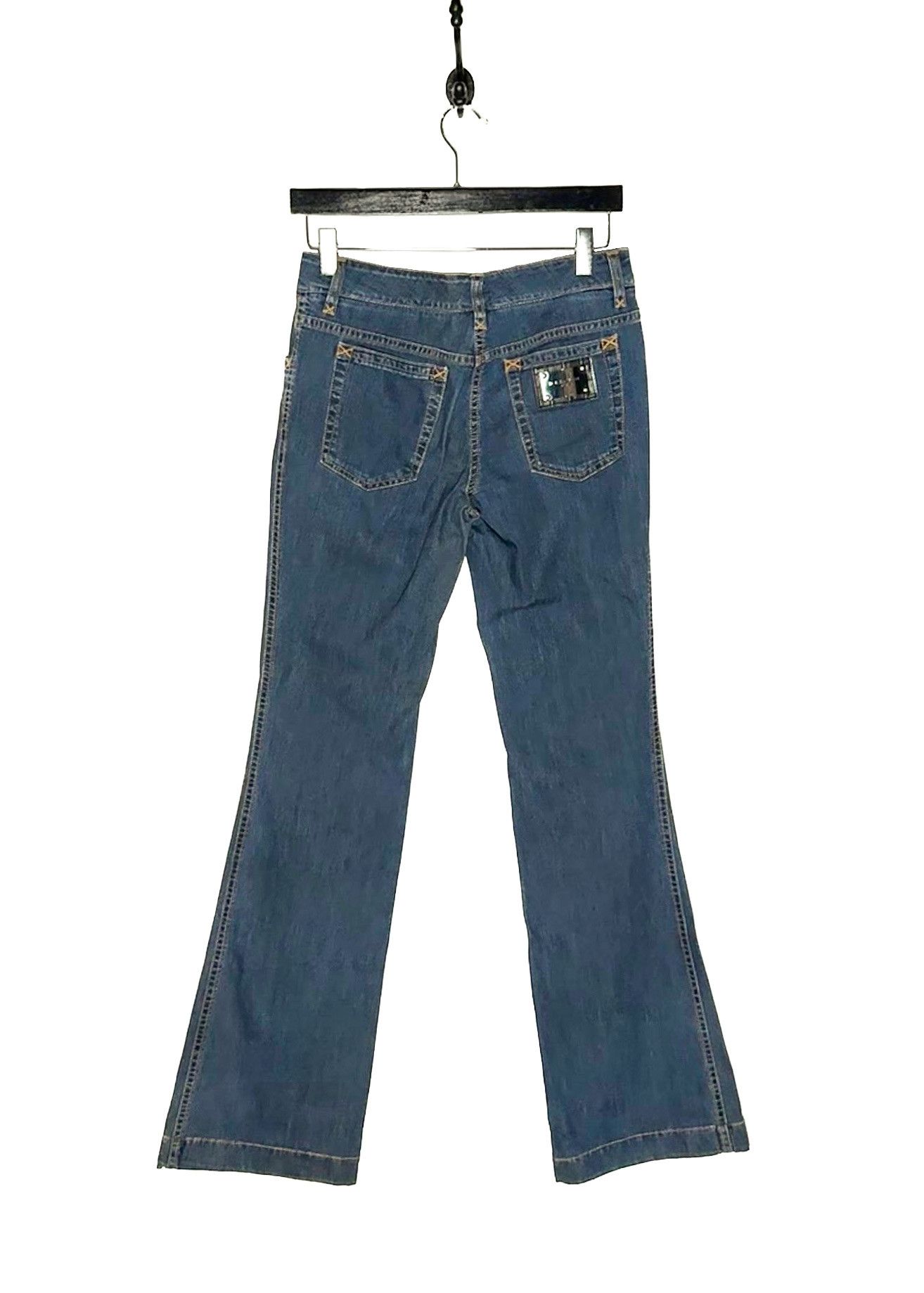 Dolce & Gabbana Dolce & Gabbana Vintage Blue Plaque Jeans Size 26" / US 2 / IT 38 - 6 Thumbnail