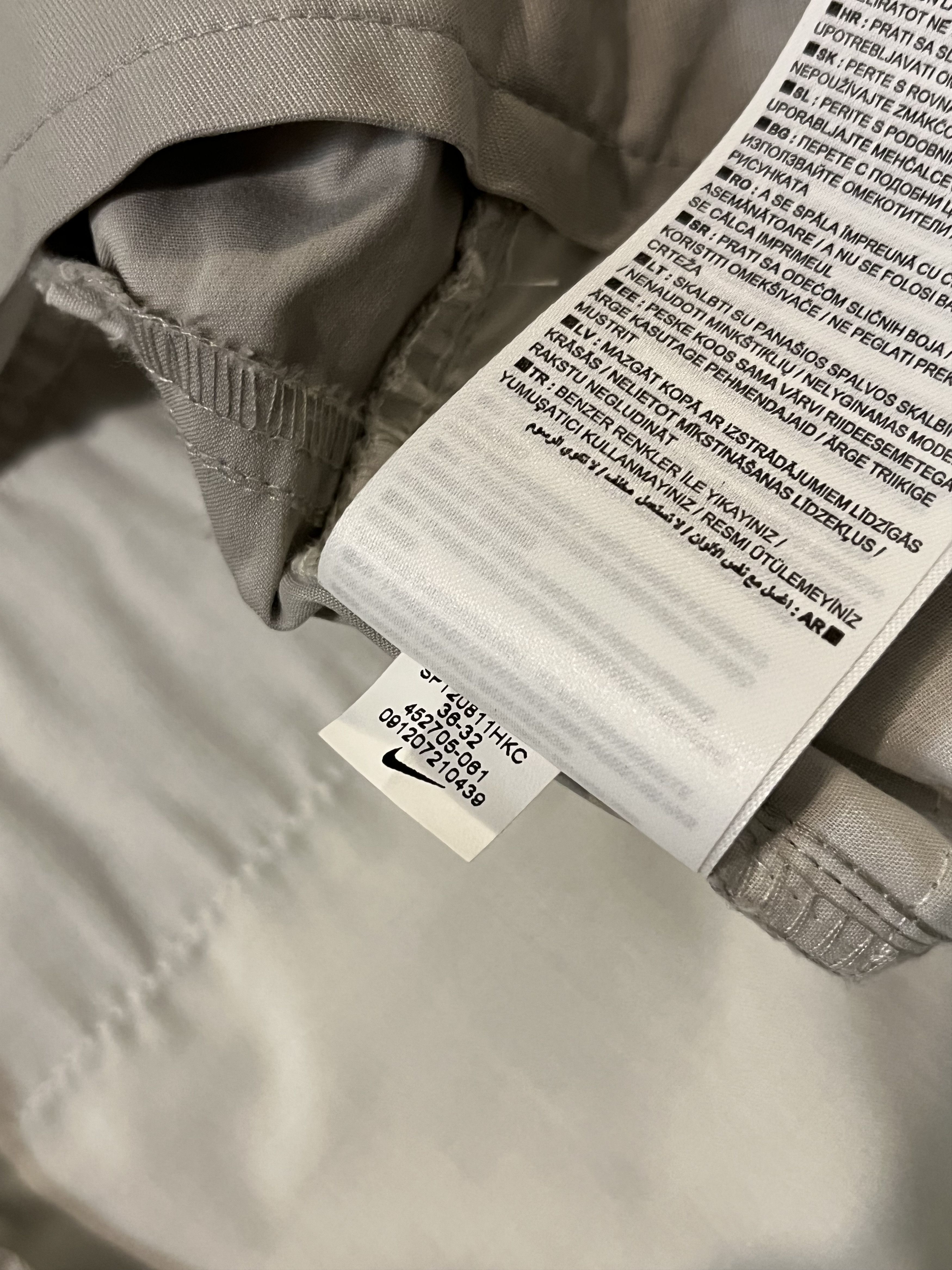 Nike × Vintage Nike Golf Dri-Fit Flat Front Tech Golfing Golf Chinos Pants Size US 34 / EU 50 - 6 Thumbnail