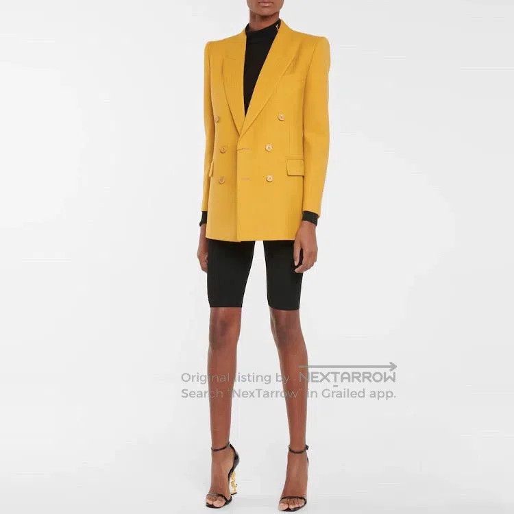 Saint Laurent Paris Saint Laurent Paris Jacket yellow Size XS / US 0-2 / IT 36-38 - 6 Thumbnail