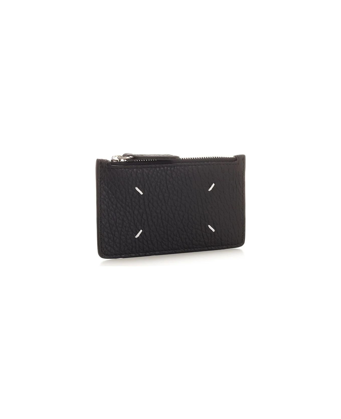 Maison Margiela o1mle0126 Size: OS / Unisex Four Stitch Zipped Card Holder Size ONE SIZE - 1 Thumbnail