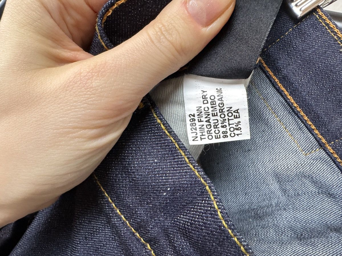 Nudie Jeans Nudie Jeans Thin Finn indigo blue stretch denim jeans Size US 31 - 11 Thumbnail