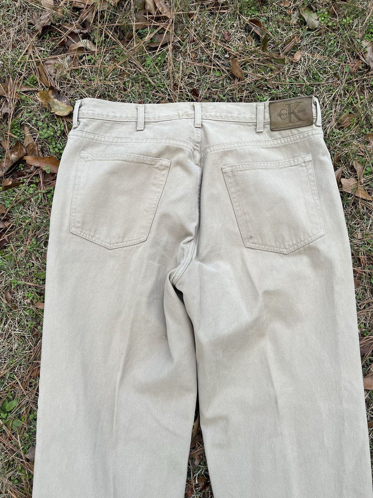 Calvin Klein Calvin Klein Beige Jeans Size US 38 / EU 54 - 9 Thumbnail