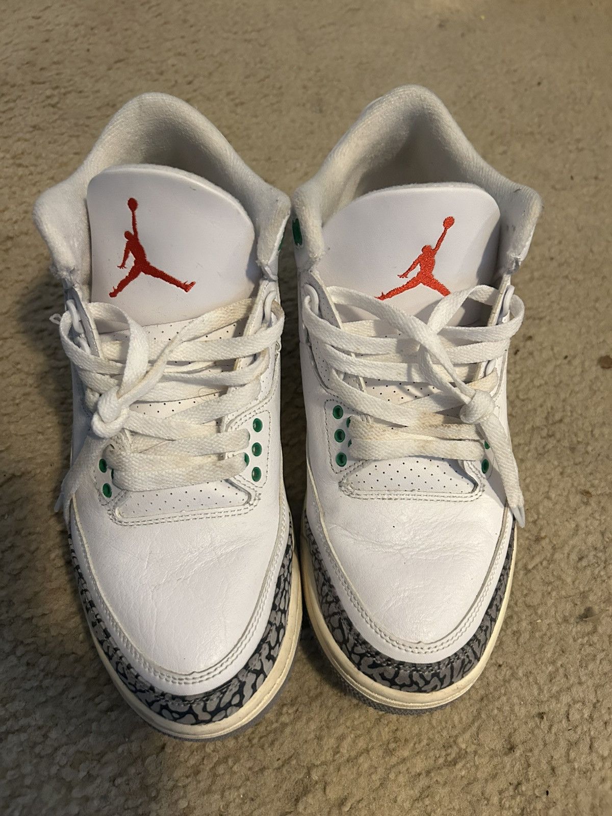 Jordan Brand Jordan 3 Lucky Green Size US 8.5 / EU 41-42 - 1 Thumbnail