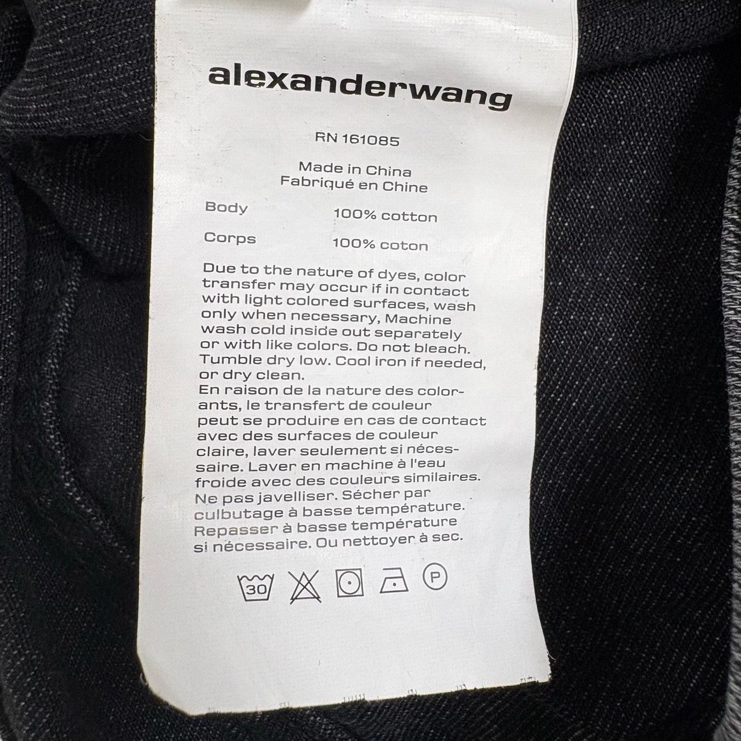 Alexander Wang Alexander Wang Logo pocket EZ mid-rise jeans| Size 29" - 5 Thumbnail