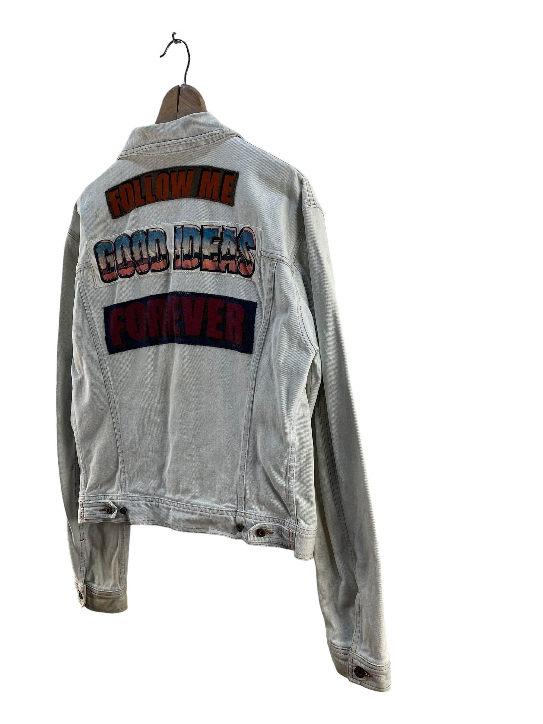 Dolce & Gabbana Follow Me Good Ideas Forever by Dolce & Gabbana Denim Jacket Size XL / US 12-14 / IT 48-50 - 6 Thumbnail
