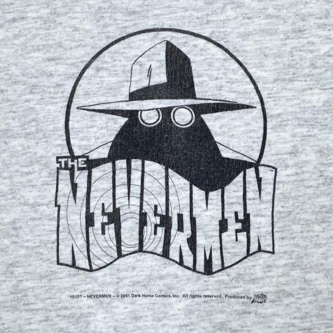 Anvil Vintage Anvil The Nevermen Dark Horse Comics Superhero Graphic T-Shirt XL Grey Mens Short Sleeve 2001 90s Highlights Size US XL / EU 56 / 4 - 2 Thumbnail
