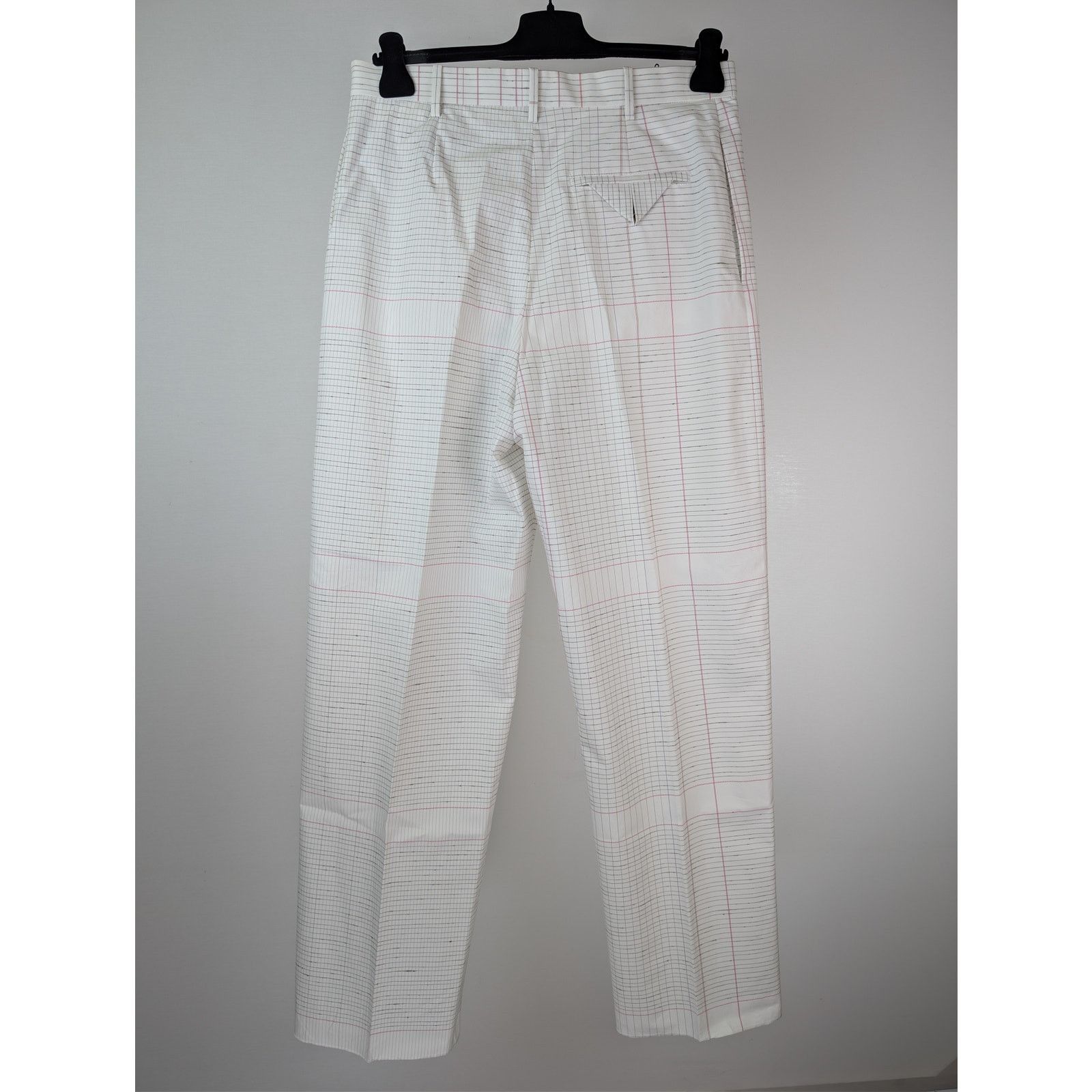 Bottega Veneta o1rshd1 Notebook Cotton Trousers Pants in Off White Size US 32 / EU 48 - 12 Thumbnail