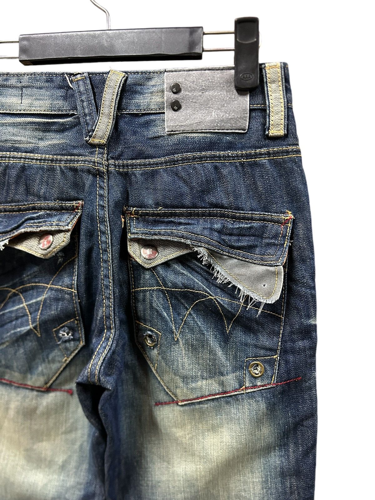 G-Star × Vintage Vintage Gstar Raw Crazy Fade Rusty y2k Jeans Size US 27 - 10 Thumbnail