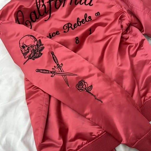Guess Guess Alpine embroidered satin jacket Size US M / EU 48-50 / 2 - 3 Thumbnail