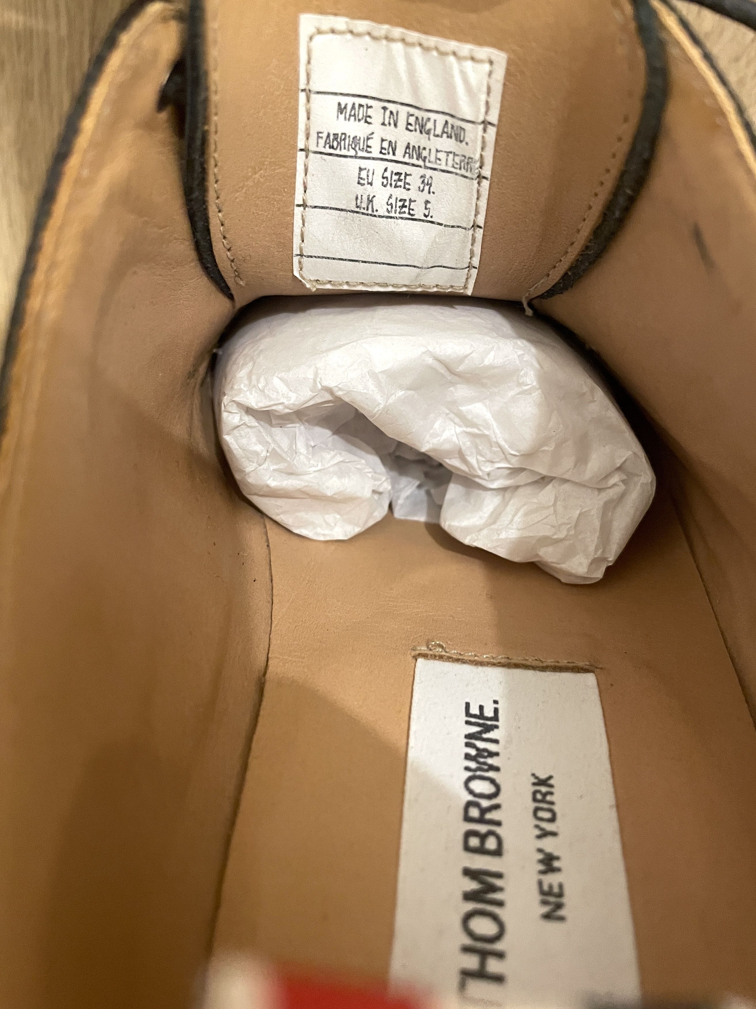 Thom Browne Longwing Brogue in Signature Pebble Grain Leahter Size US 6 / EU 39 - 4 Thumbnail