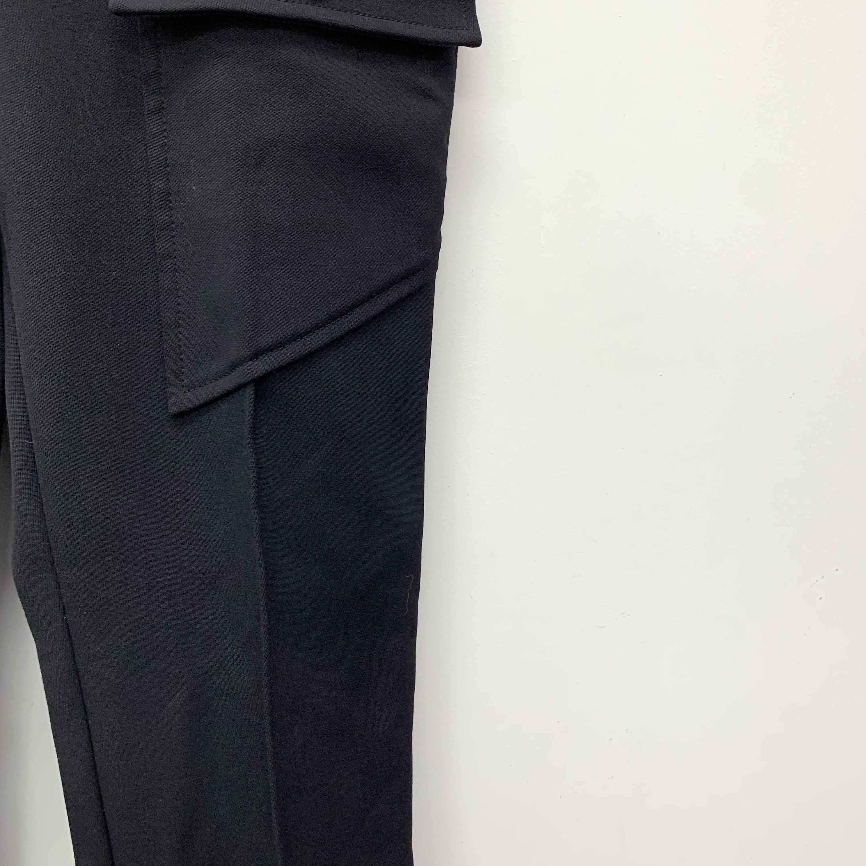 Bottega Veneta Bottega Veneta Black Wool Workwear Casual Trousers (Size XS) Size 25" / US 0 / IT 36 - 6 Thumbnail