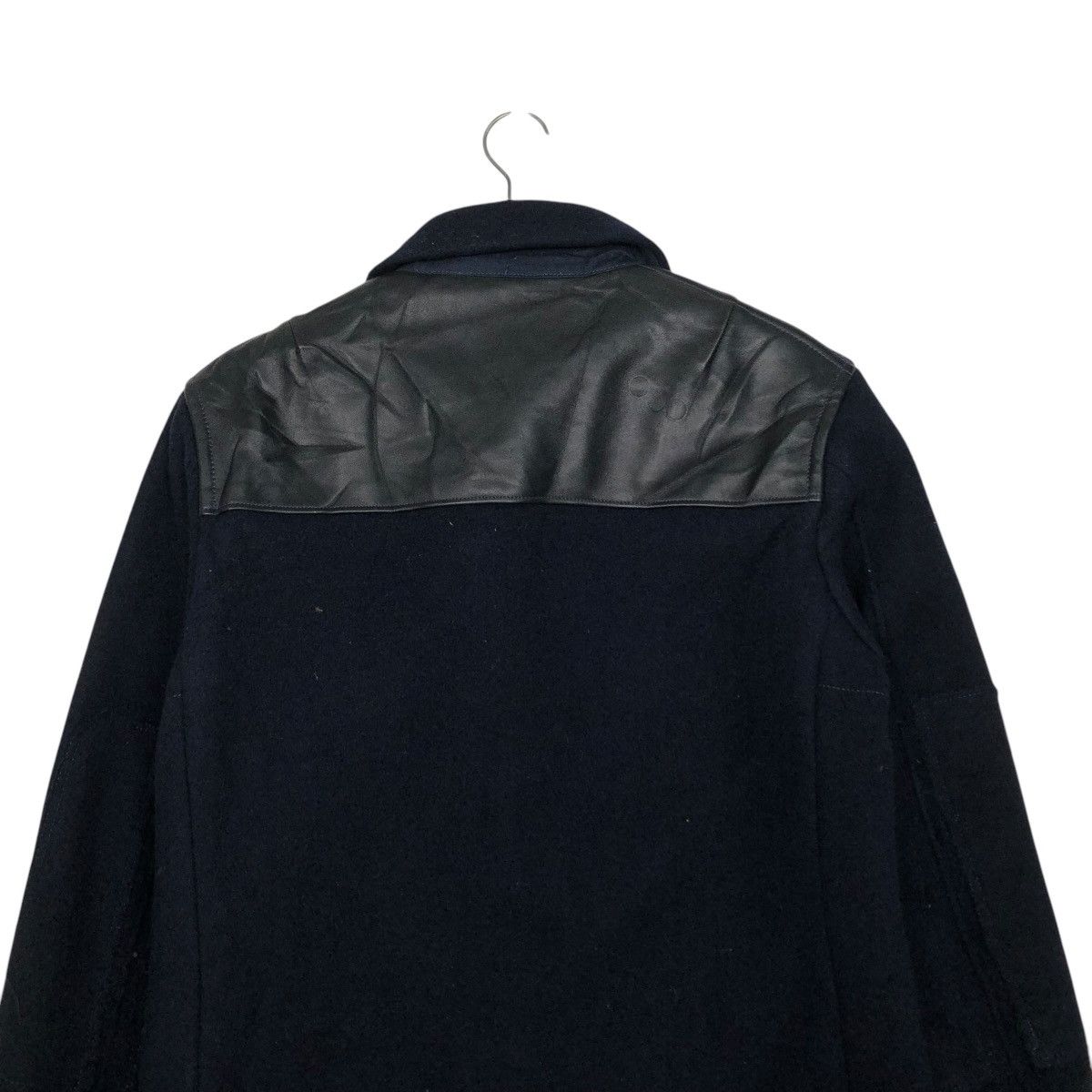 Paul Smith 🔥VINTAGE WOOL JACKET PAUL SMITH JEANS LEATHER PARTS HAND Size US M / EU 48-50 / 2 - 11 Thumbnail