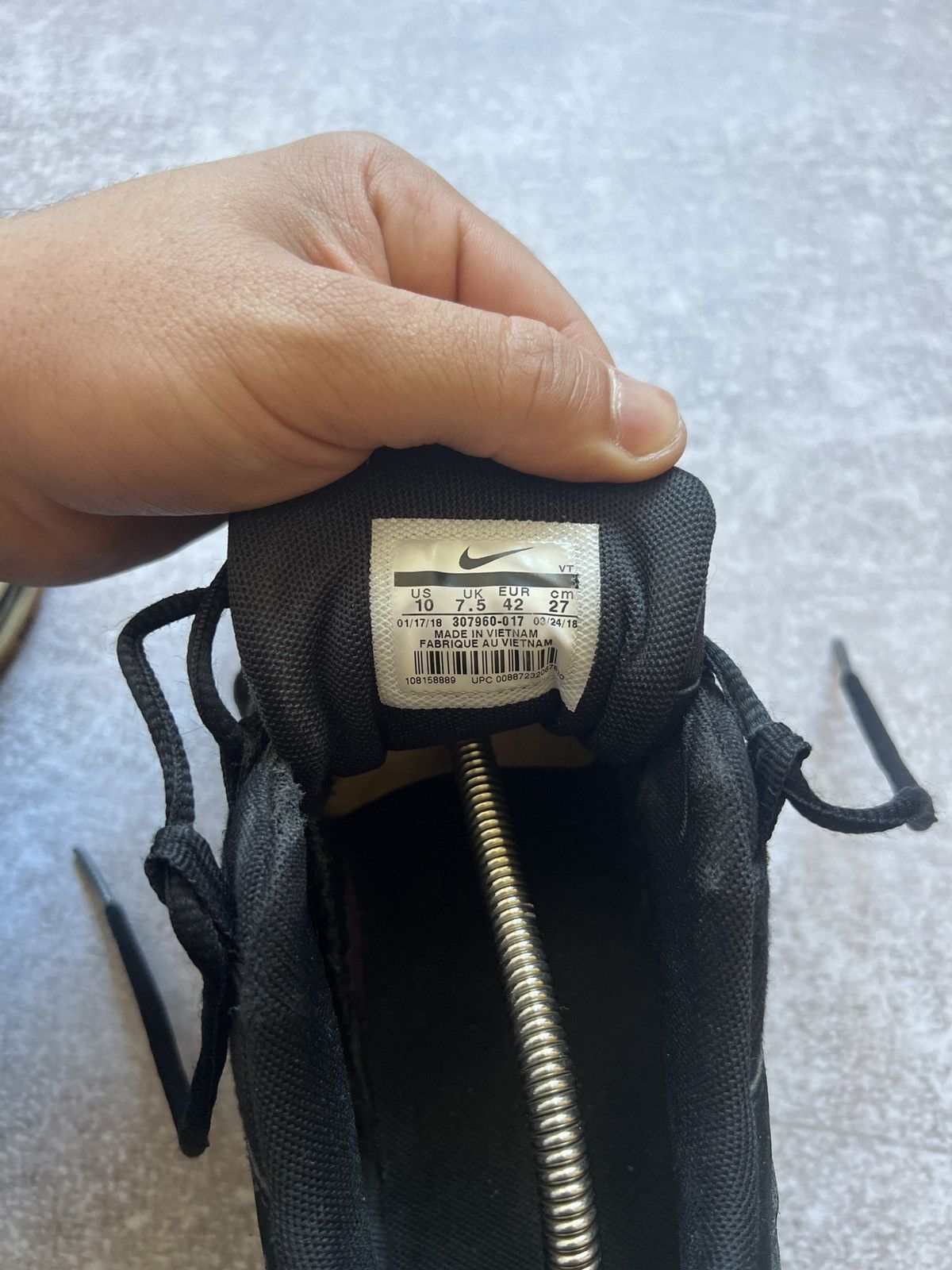 Nike Air Max 95 Triple Black Size US 10 / EU 43 - 9 Thumbnail