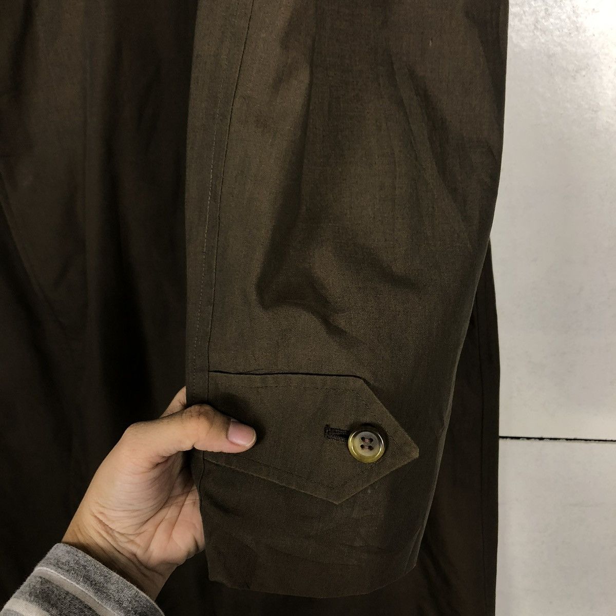 Burberry 📌VINTAGE FLY COATS LONG JACKET BURBERRY MADE IN ENGLAND Size US M / EU 48-50 / 2 - 17 Thumbnail