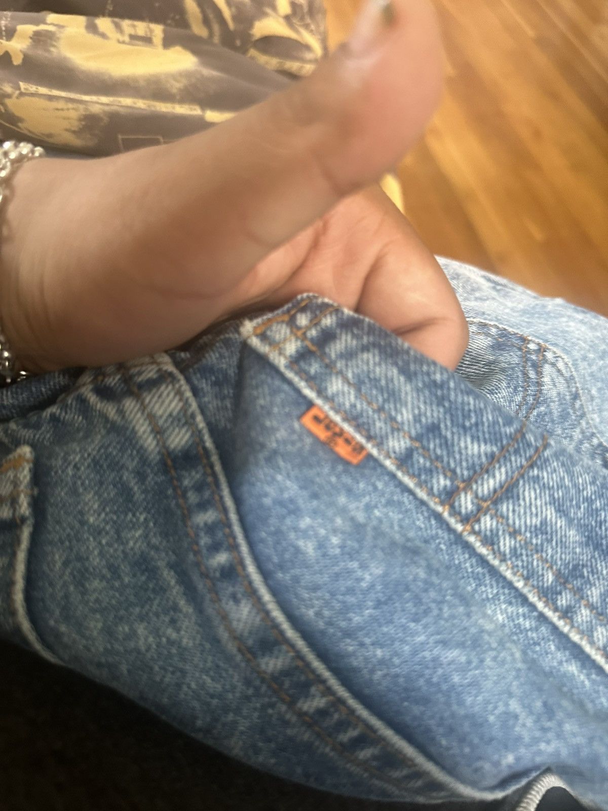 Levi's × Levi's Vintage Clothing × Vintage Vintage Levi’s Orange Tab 308 Jeans 90s washed Size 32" / US 10 / IT 46 - 2 Thumbnail