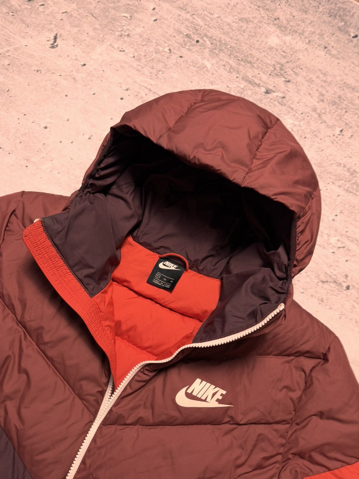 Nike × Nike ACG NIKE PUFFER DOWN BASIC LOGO OVERSIZE NYLON JACKET Size US XL / EU 56 / 4 - 5 Thumbnail