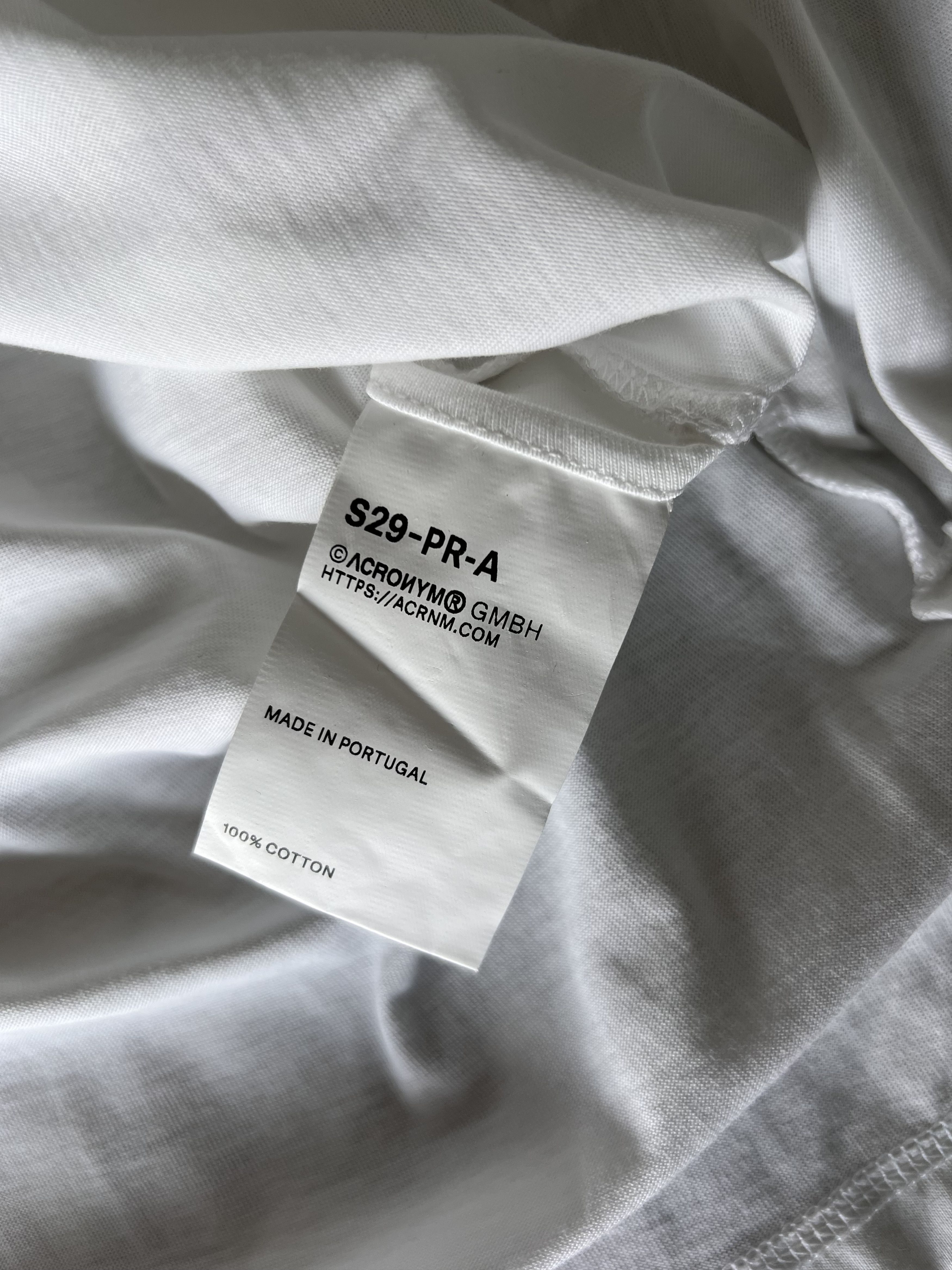 Acronym Acronym S29-PR-A Long Sleeve Tee in White Size US XL / EU 56 / 4 - 7 Thumbnail