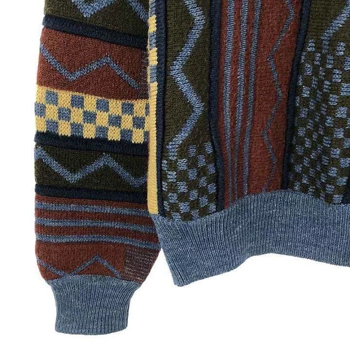 Issey Miyake issey miyake size:one size Jacquard knitted sweater Size US XXS / EU 40 - 3 Thumbnail