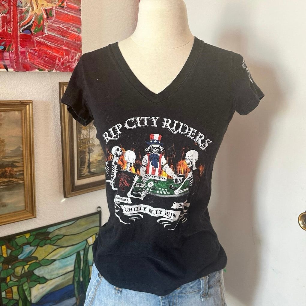 Other rip city riders black graphic motorcycle shirt Size S / US 4 / IT 40 - 1 Thumbnail