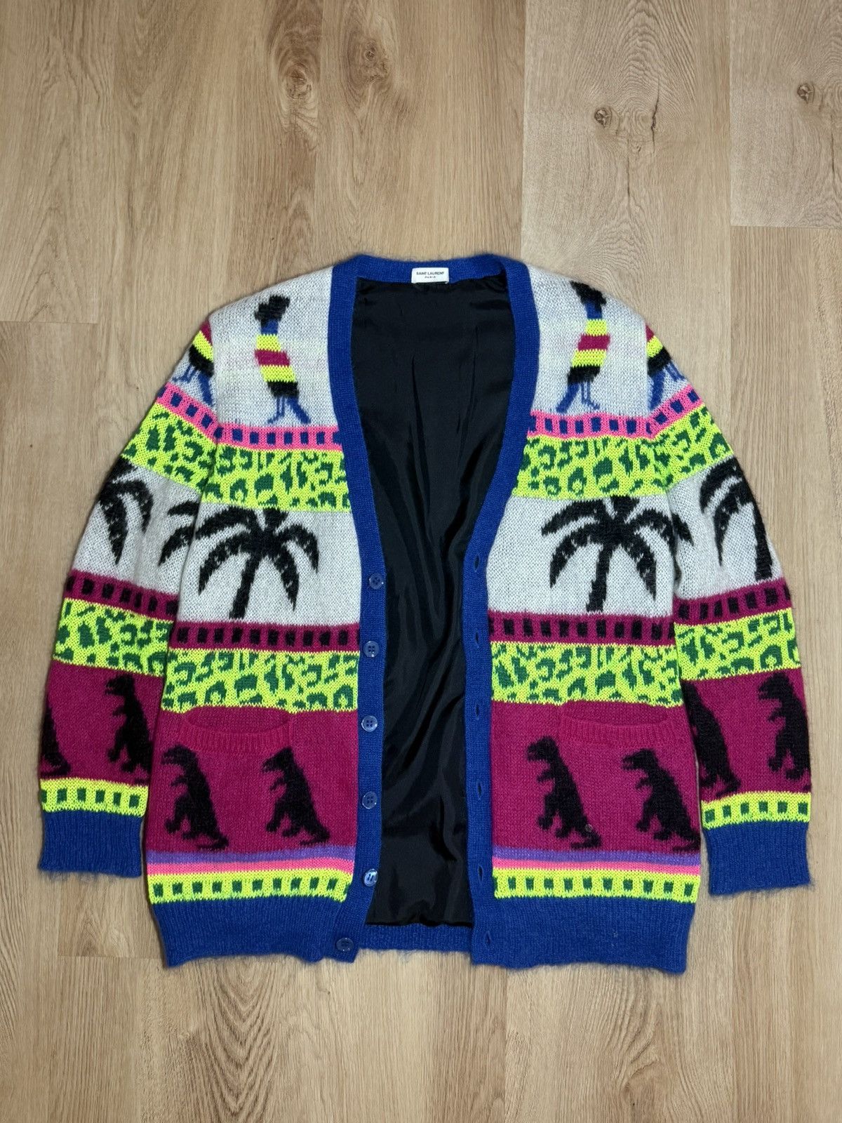 Hedi Slimane × Saint Laurent Paris Surf sound SS16 Palm and Dino