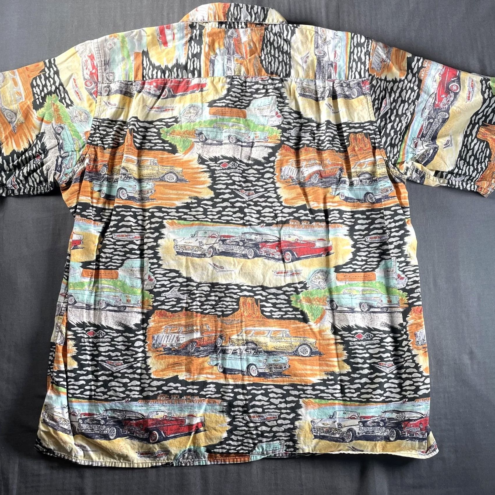 Reyn Spooner Reyn Spooner Shirt Mens Large Multicolor Classic Car Hawaiian Aloha Cotton Size US L / EU 52-54 / 3 - 5 Thumbnail