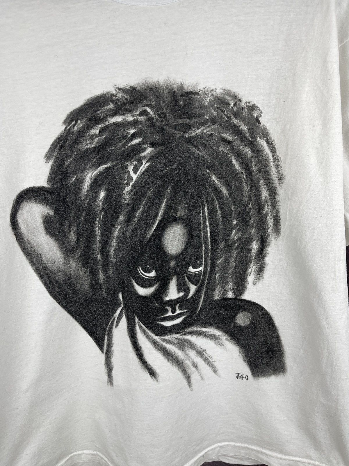 Band Tees Jao Vintage 80s 90s Black girl band tee shirt Size US L / EU 52-54 / 3 - 3 Thumbnail