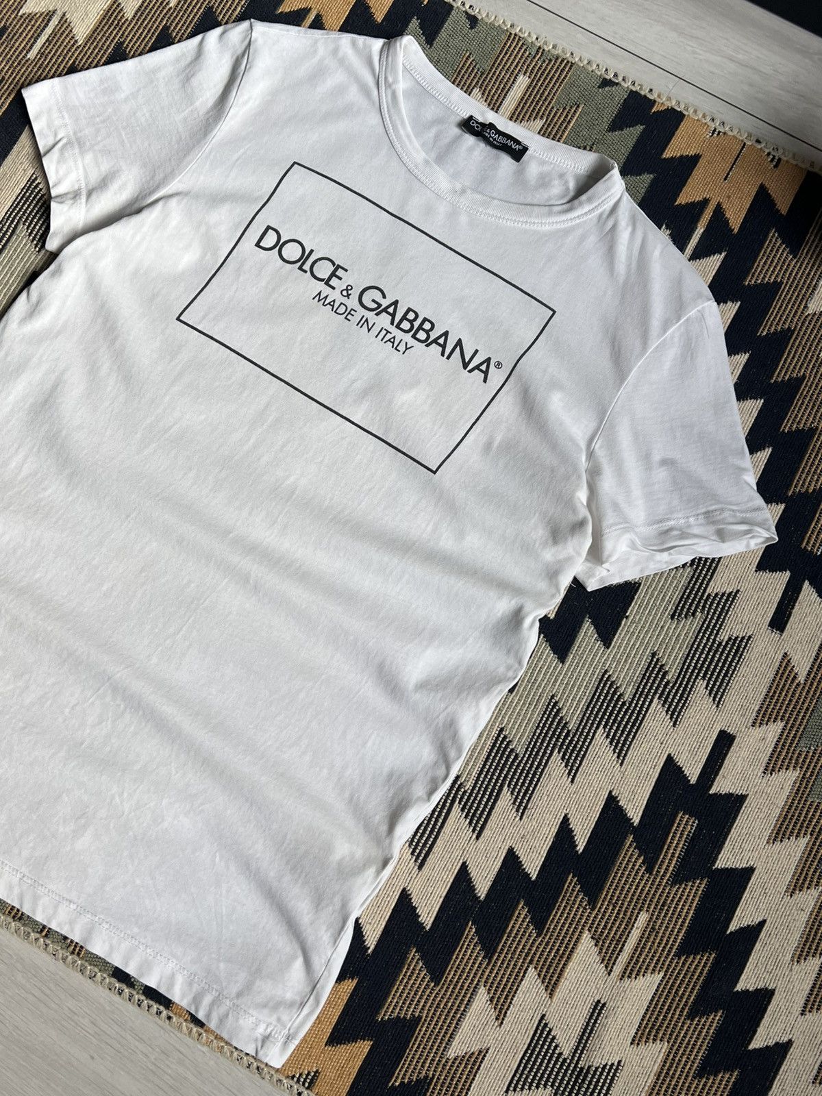 Dolce & Gabbana Dolce & Gabbana Big Logo Luxury T-shirt Size L / US 10 / IT 46 - 3 Thumbnail