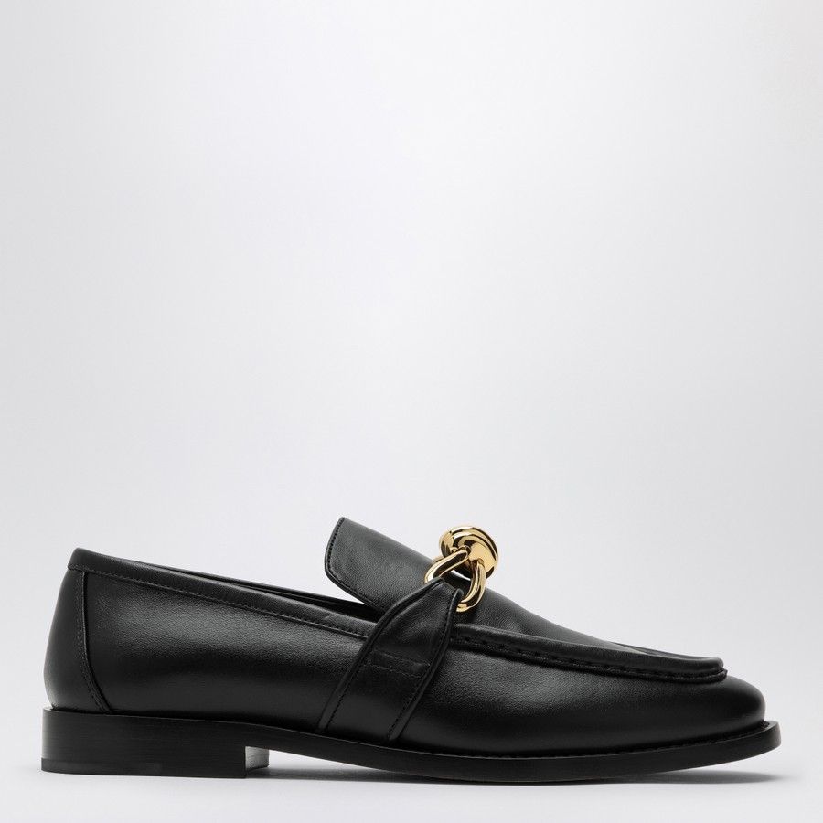 Bottega Veneta o1d2blof0824 Loafers in Black Size US 7 / IT 37 - 2 Thumbnail