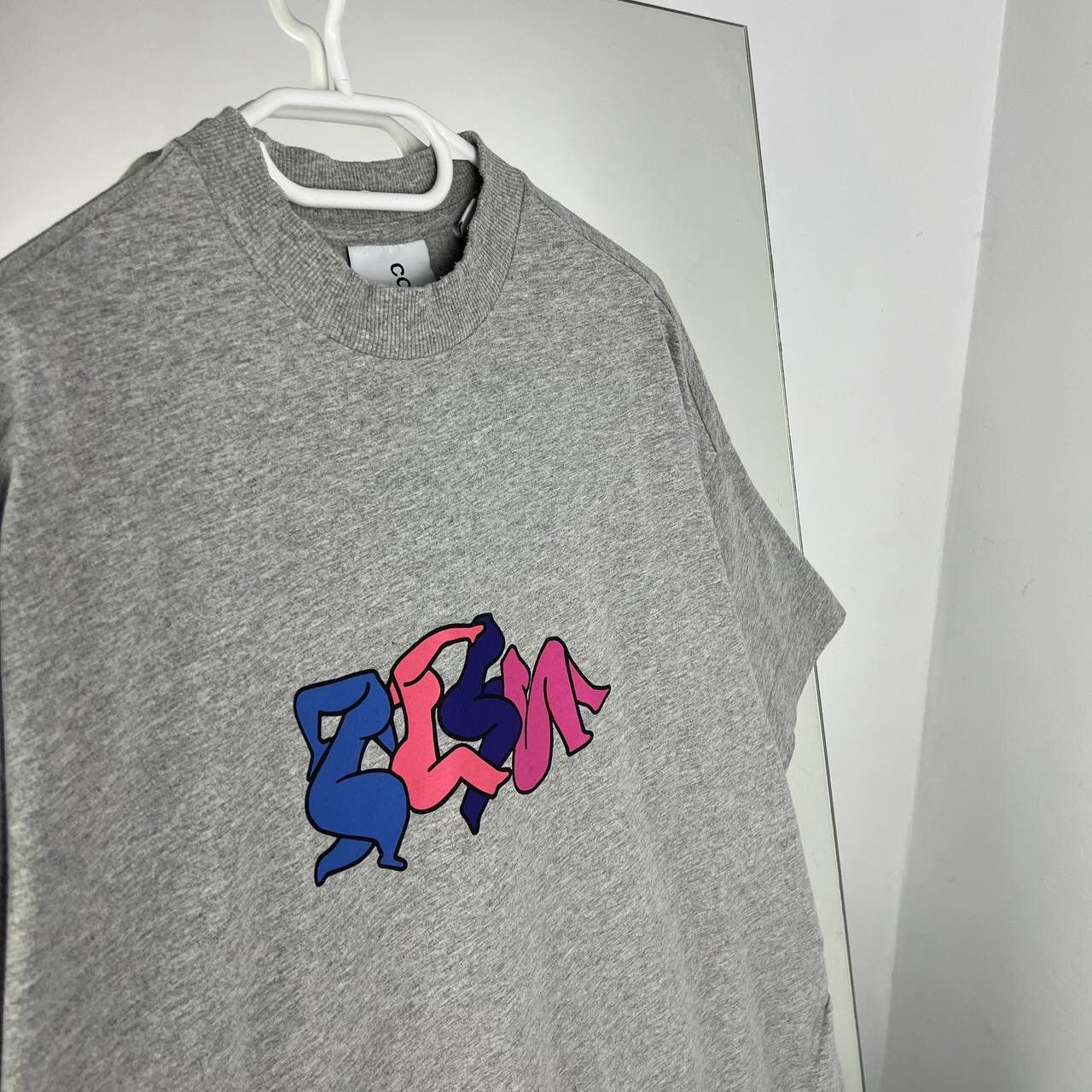 Vintage Baggy Oversized Tee Collusion Big Center Logo Size US S / EU 44-46 / 1 - 5 Thumbnail