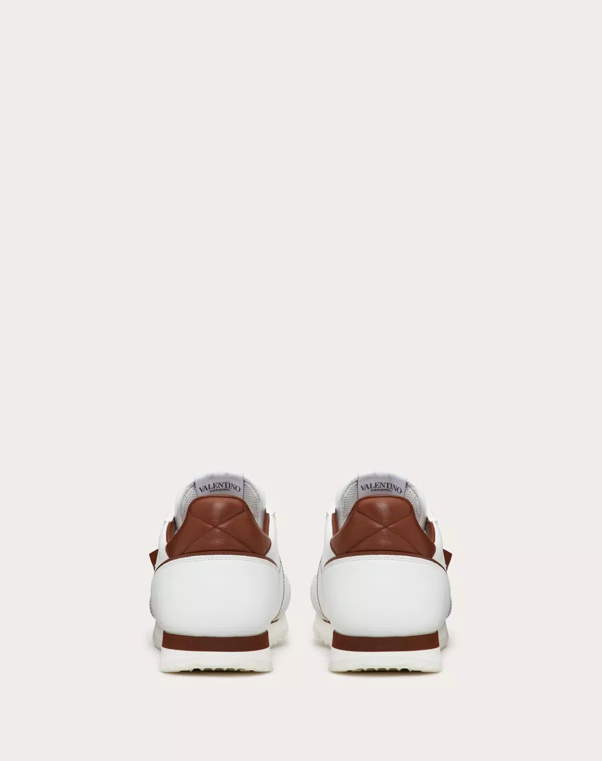 Valentino oc11z0625 Stud Around Low Top Calfskin Sneaker in White Size US 9 / EU 42 - 3 Thumbnail