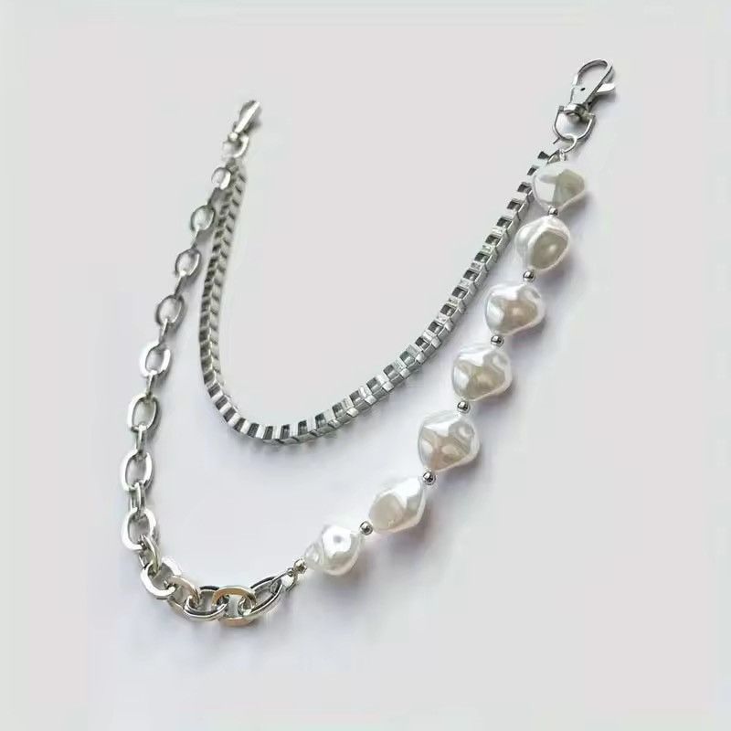 Other Irregular Imitation Pearl Double Layer Waist Chain Size ONE SIZE - 4 Thumbnail
