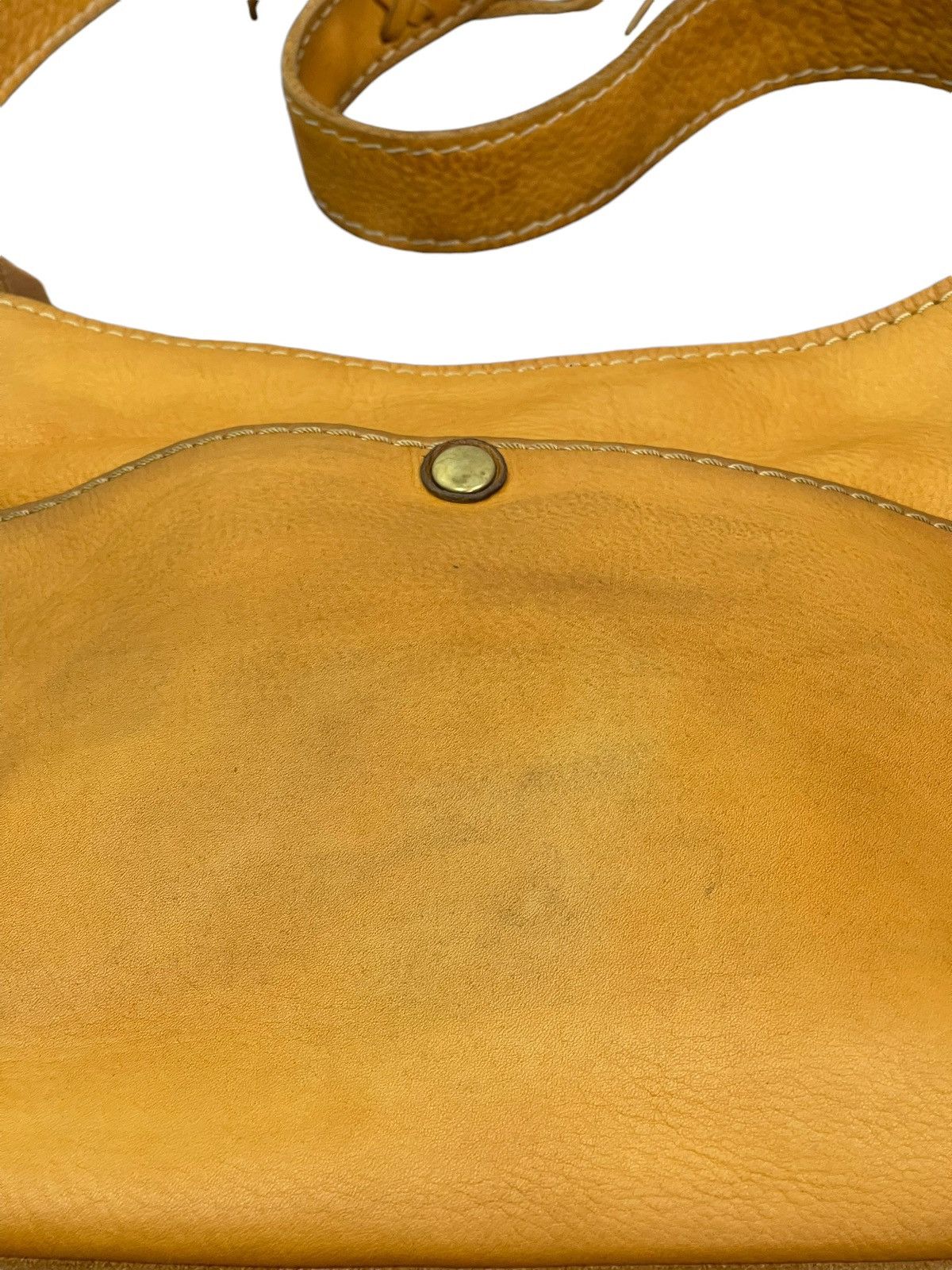 Porter Full Leather Patina Porter Messenger Shoulder Bag 1🟩2 Size ONE SIZE - 8 Thumbnail
