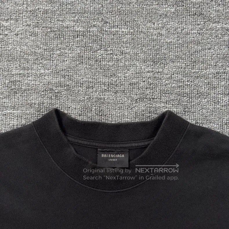 Balenciaga Balenciaga Black Crystal BB Short Sleeve. Size US S / EU 44-46 / 1 - 5 Thumbnail