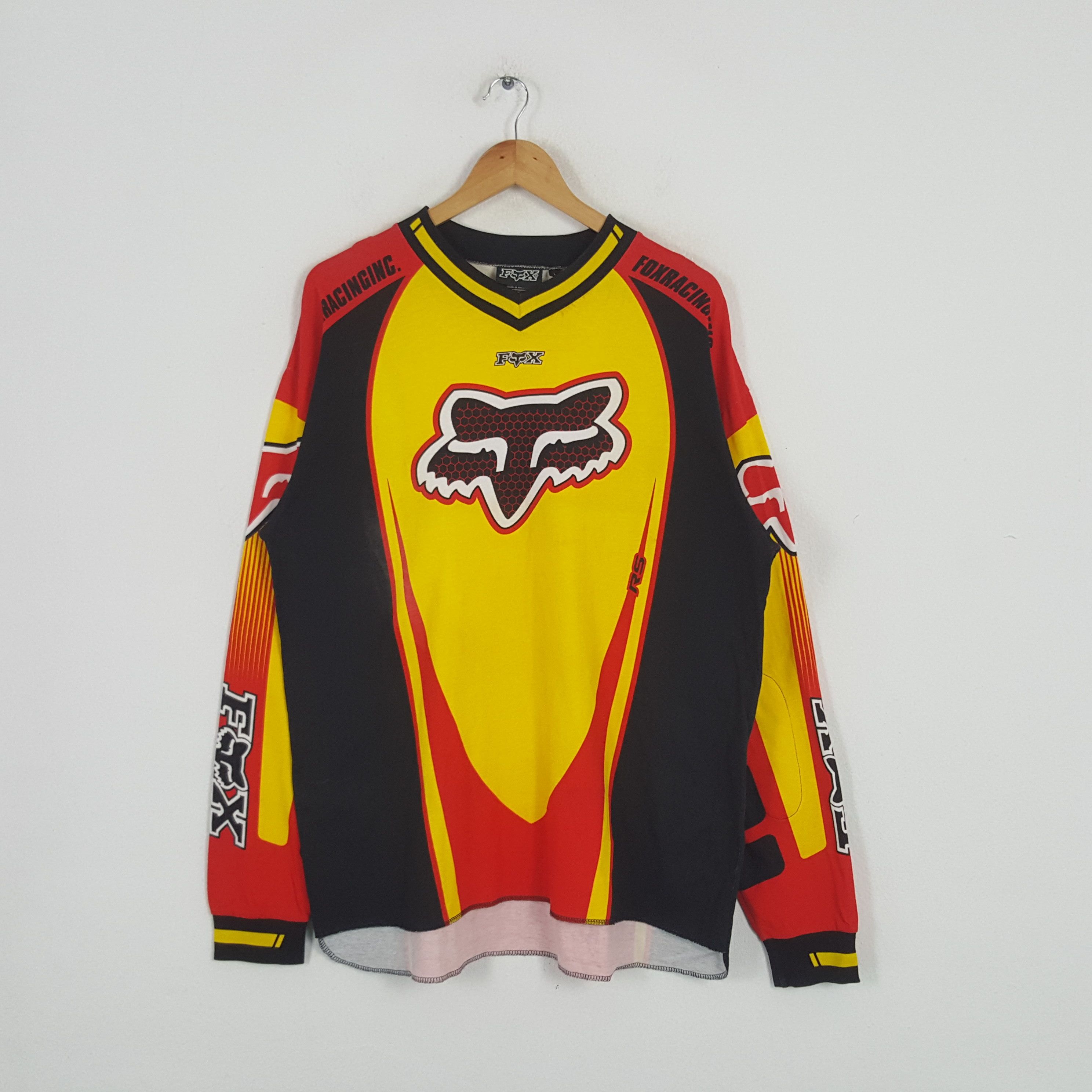 Fox Racing × Vintage Vintage Fox Racing Extreme Motorsports Outdoor Tshirt Size US L / EU 52-54 / 3 - 1 Thumbnail