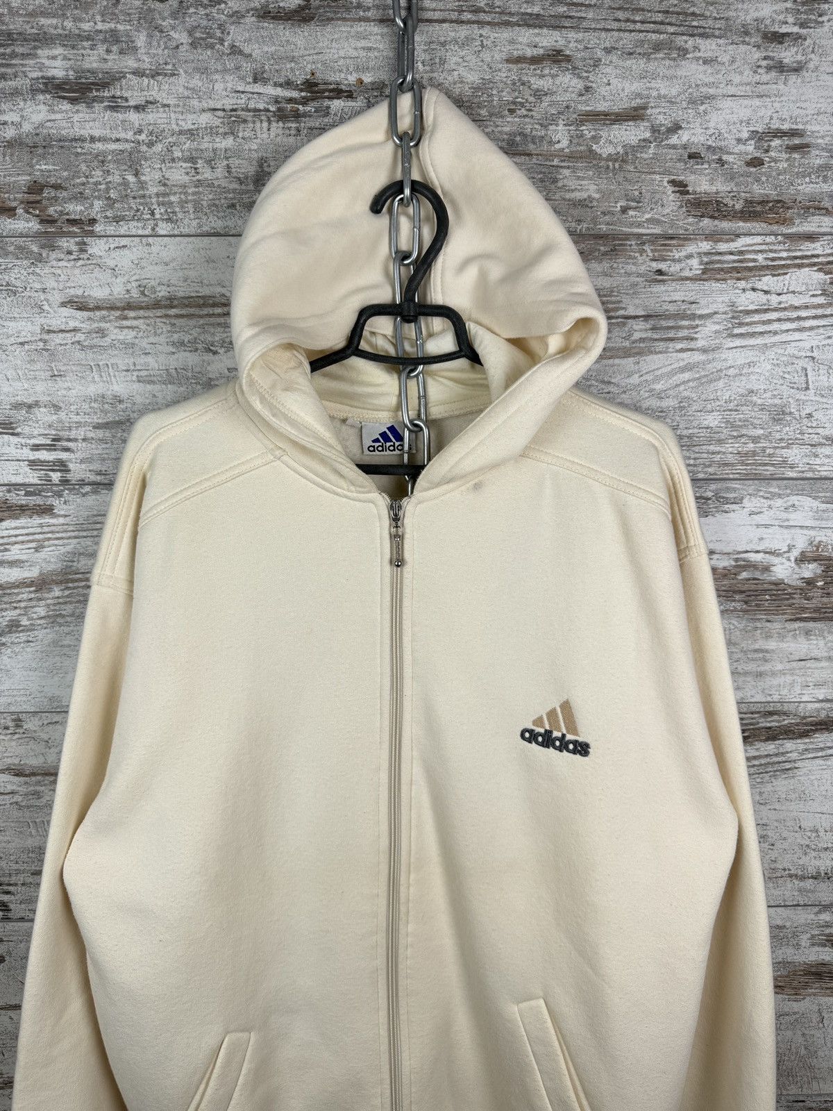 Adidas × Vintage Mens Vintage Adidas Zip Hoodie equipment jacket rare y2k Size US M / EU 48-50 / 2 - 3 Thumbnail