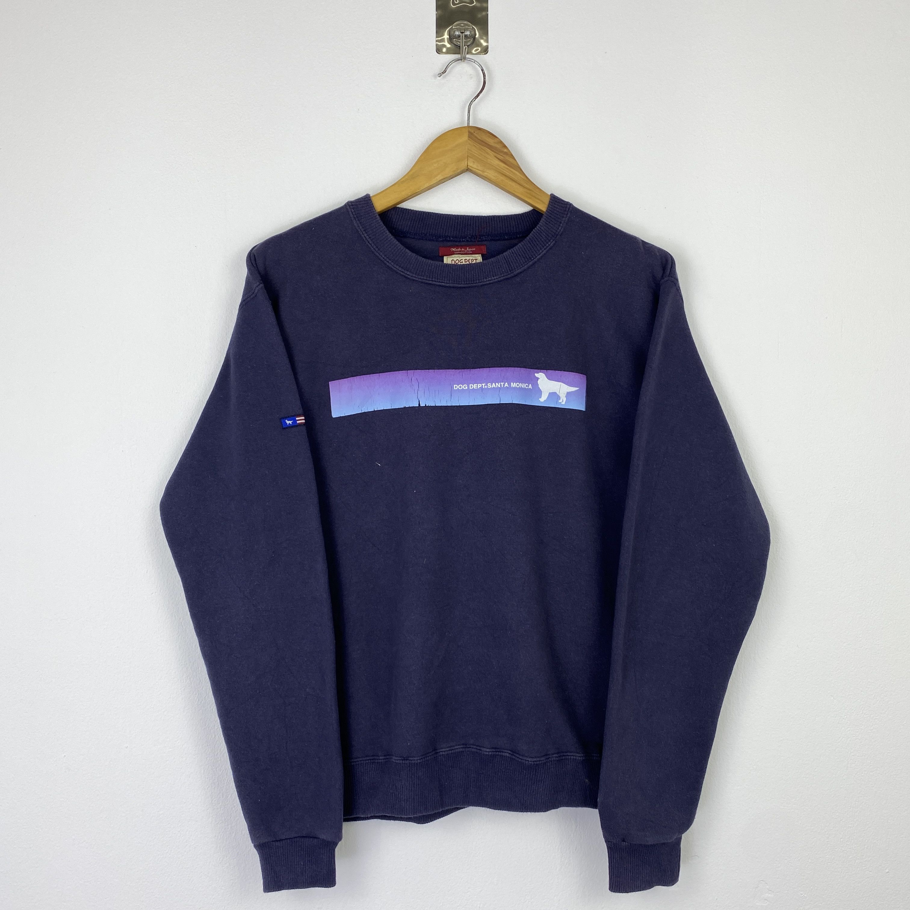 Vintage 90s Dog Dept Santa Monica Made In Japan Sweatshirt SH0477 Size US S / EU 44-46 / 1 - 1 Thumbnail