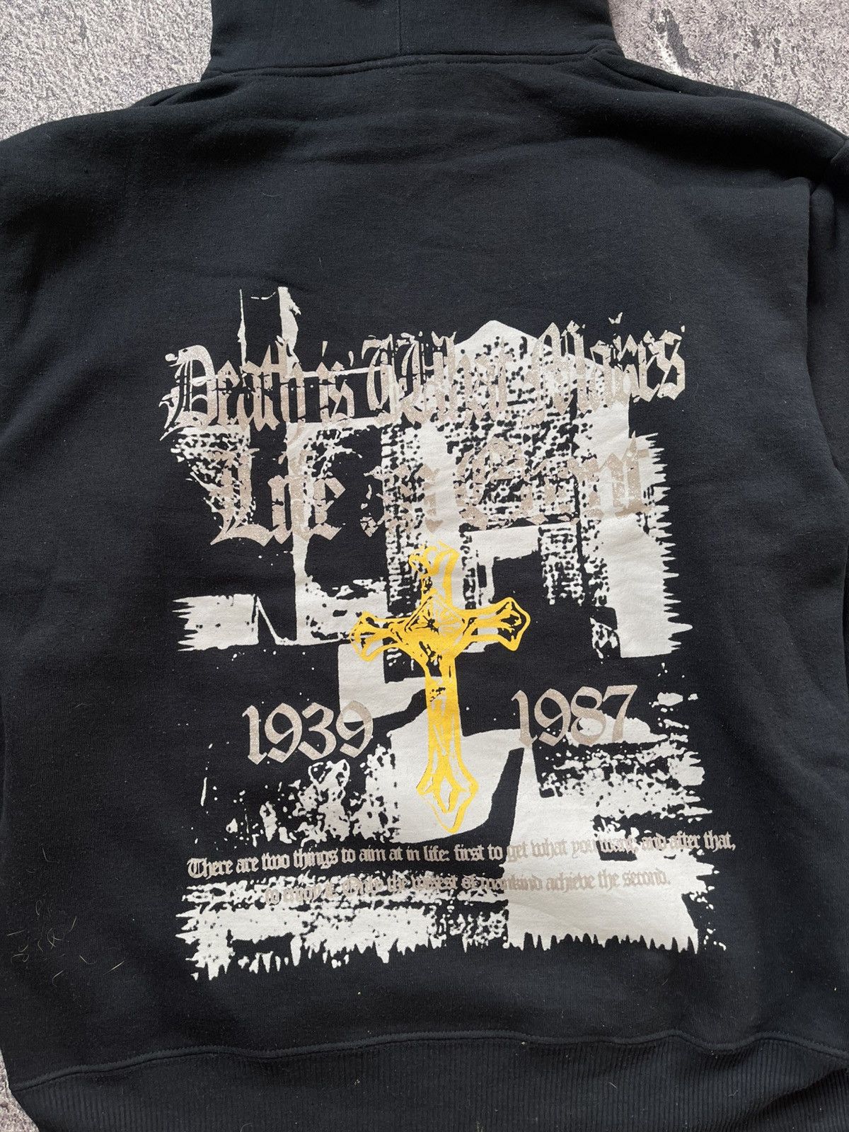 Japanese Brand Y2K Croos punk ifsixwasnine hoodie Size US L / EU 52-54 / 3 - 3 Thumbnail