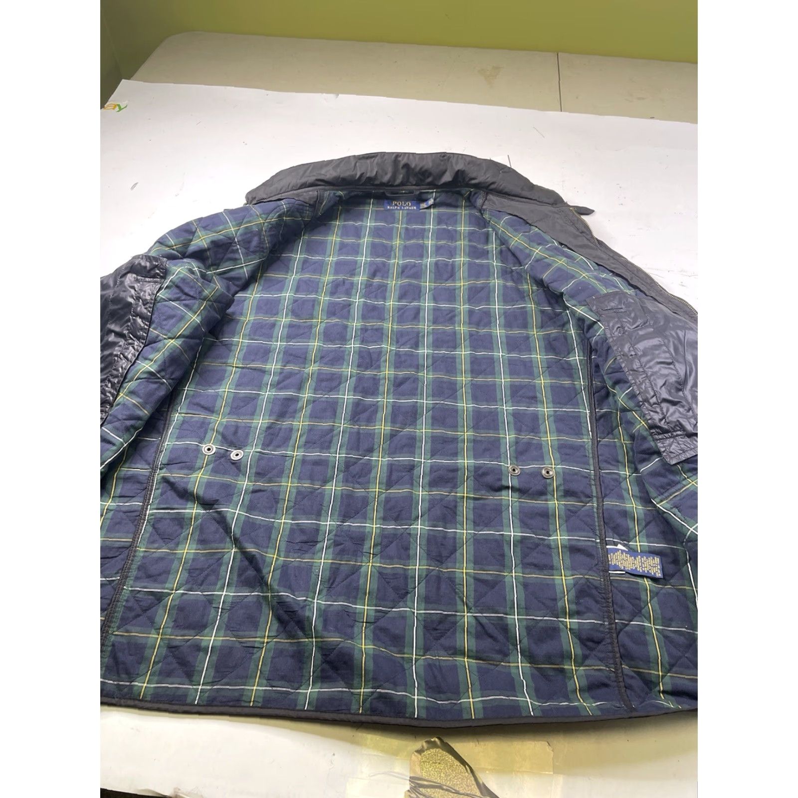 Polo Ralph Lauren VINTAGE Polo Ralph Lauren Polo Club Quilted Vest Equestrian Riding Plaid Lining Sz 3XLT Size US XXL / EU 58 / 5 - 5 Thumbnail