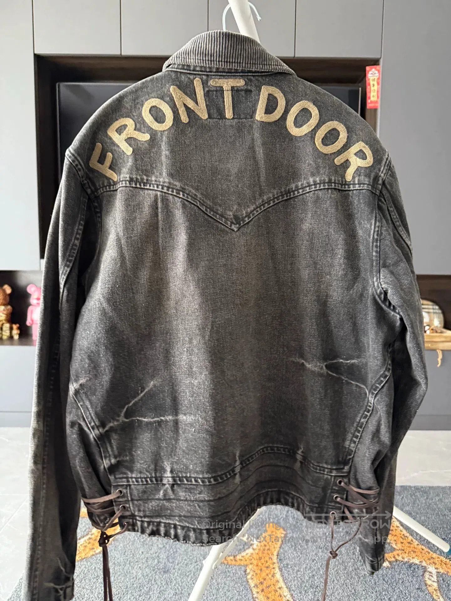 Japanese Brand Black Front Door Jacket by Zwodder. Size US M / EU 48-50 / 2 - 3 Thumbnail
