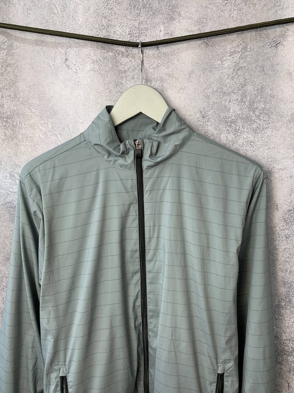 Adidas Adidas Climaproof Vintage 2010 Striped Jacket Gray size M Size US M / EU 48-50 / 2 - 5 Thumbnail