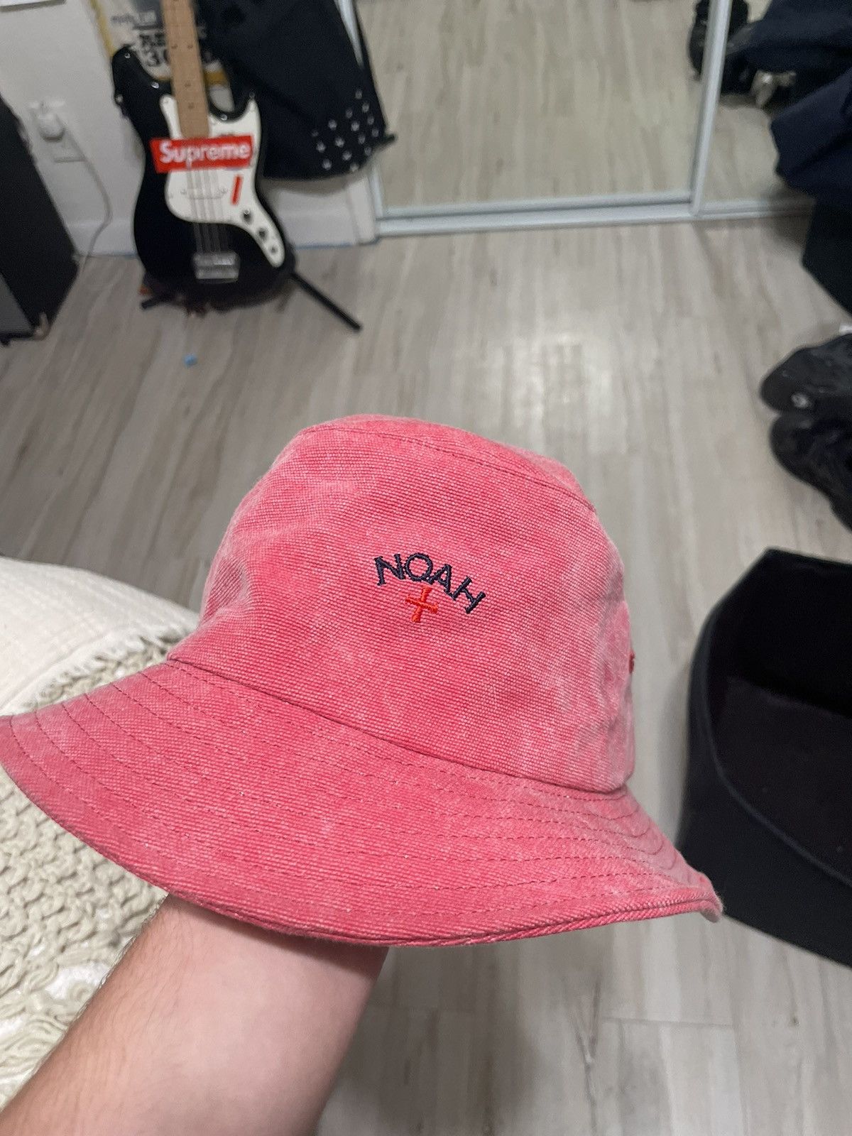 Noah Noah bucket hat pinkish/red Size 32 - 1 Thumbnail