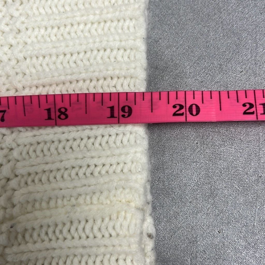 Other Anthropologie Moon & Meadow Women XS Twist Front Sweater Whi Size XS / US 0-2 / IT 36-38 - 8 Thumbnail