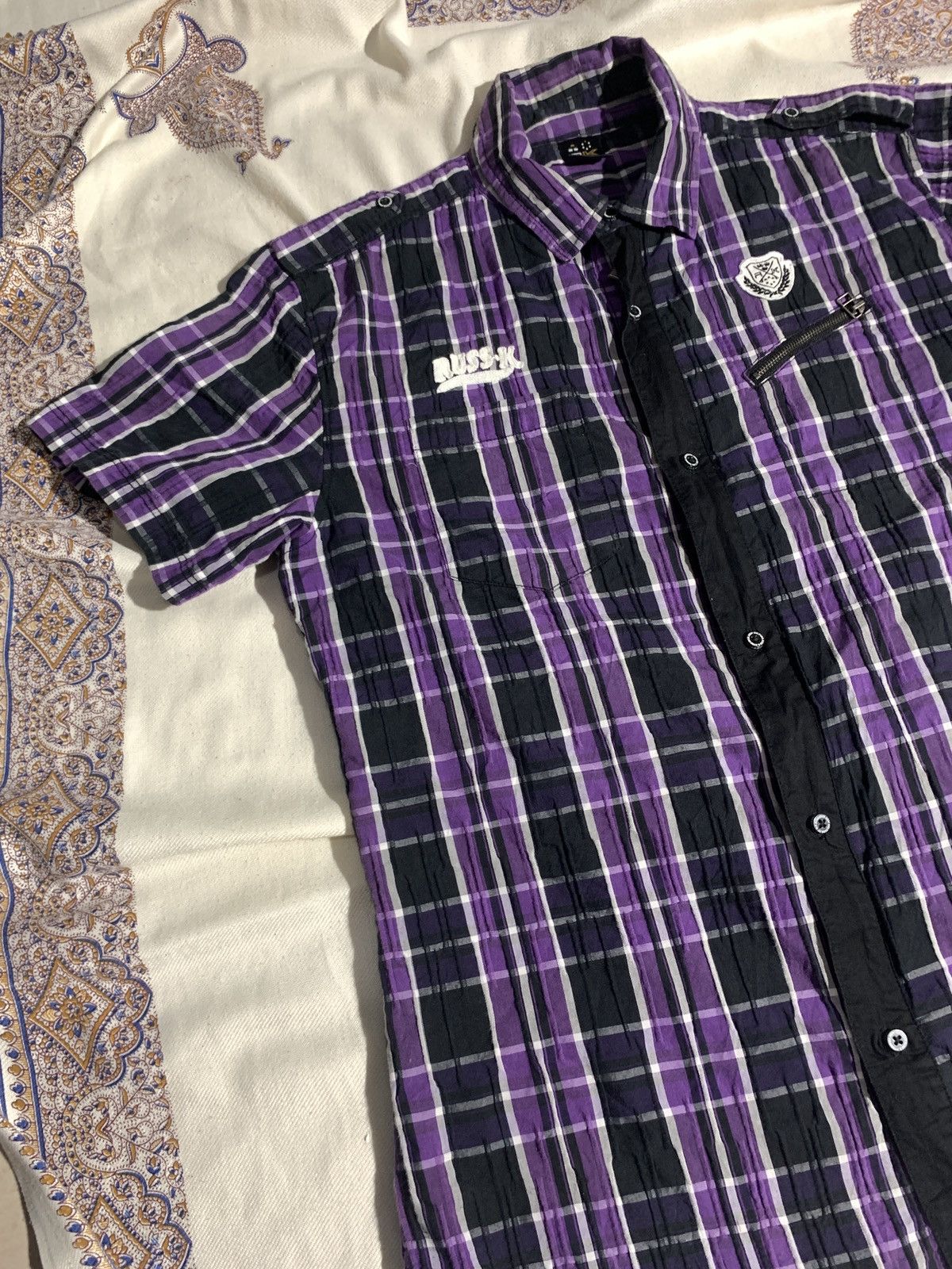 Hysteric Glamour × If Six Was Nine × Japanese Brand RUSS-K FEALING ALIVE SHORT SLEEVE SHIRT Size US M / EU 48-50 / 2 - 5 Thumbnail