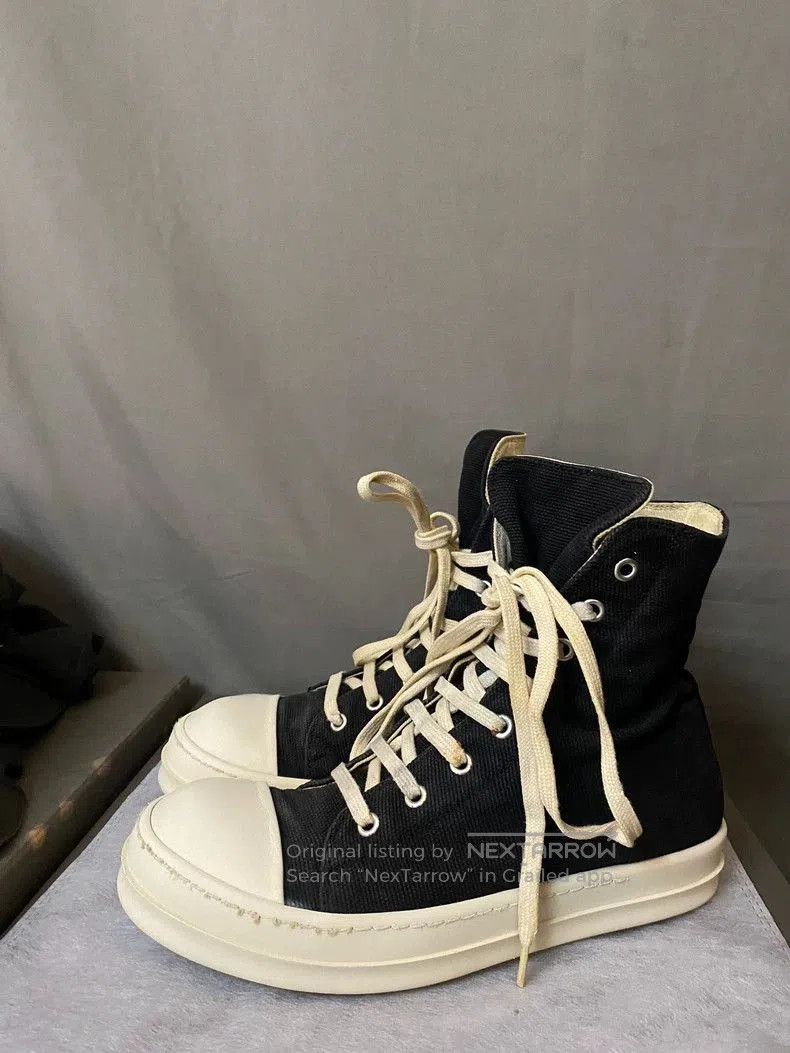 Rick Owens Rick Owens Canvas High. Size US 8.5 / EU 41-42 - 1 Thumbnail